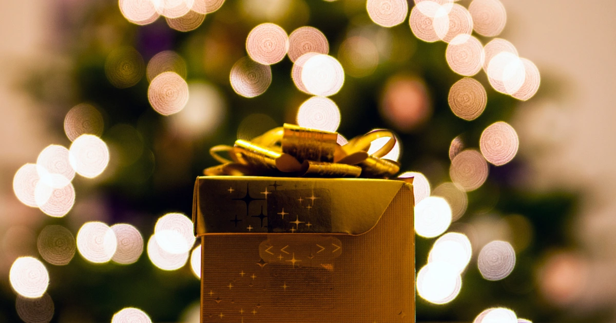 a wrapped present