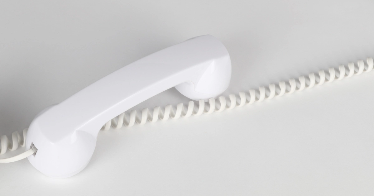 White telephone