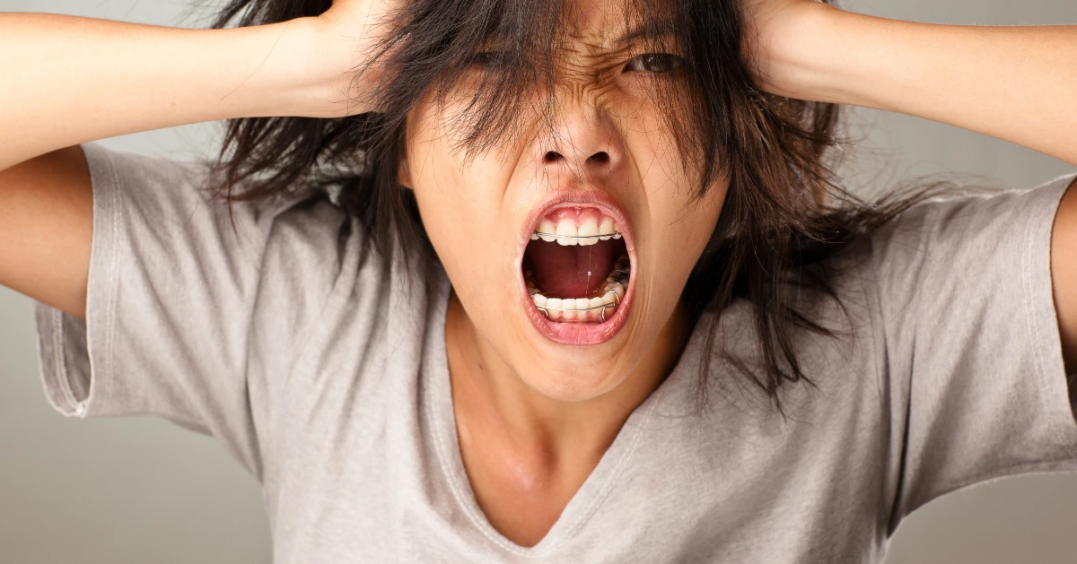 angry lady
