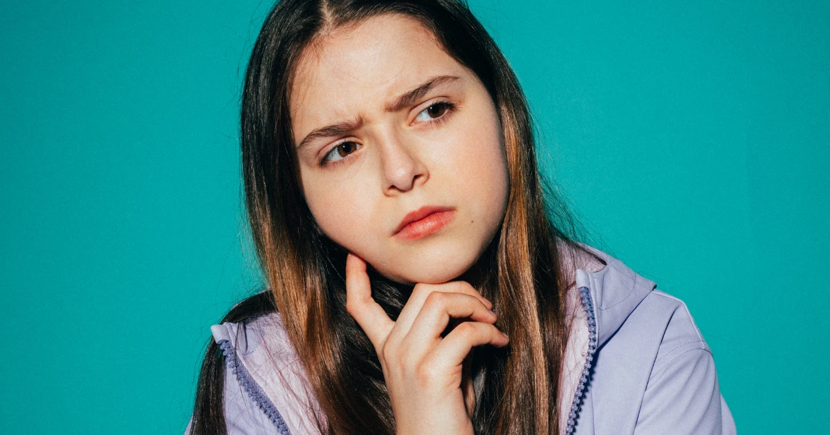 a girl thinking of her purpose