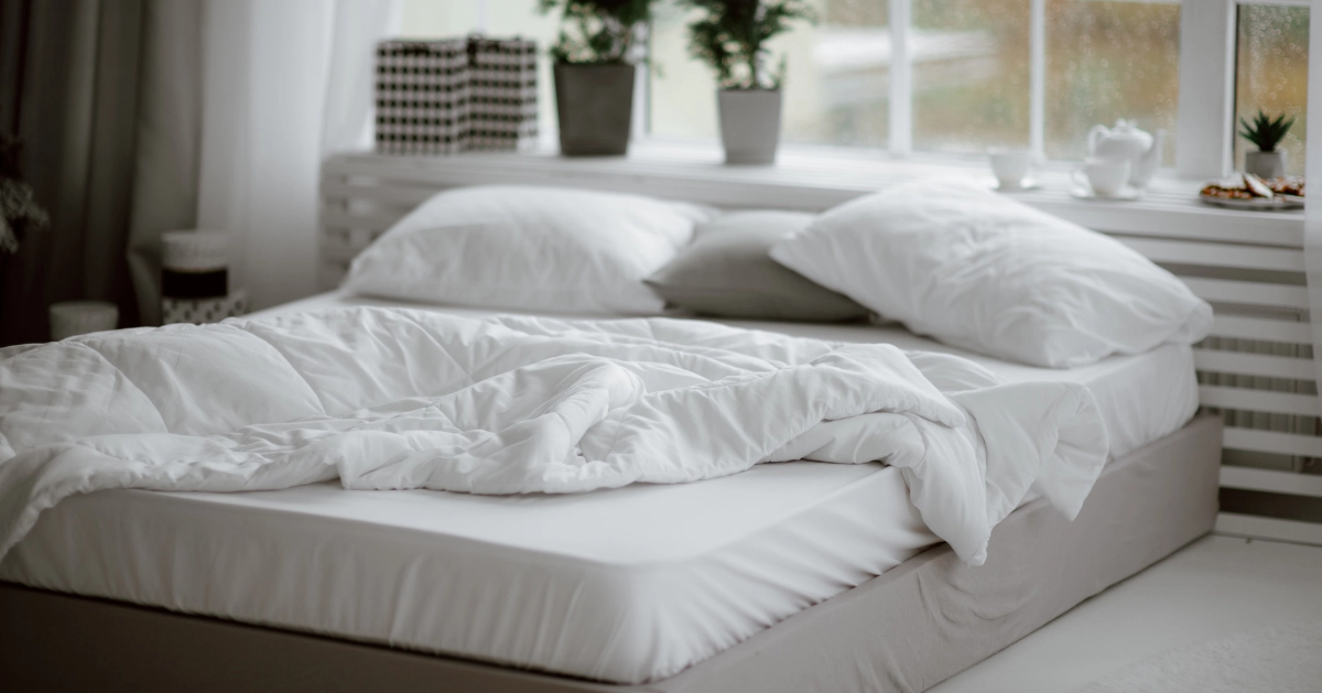 a bed