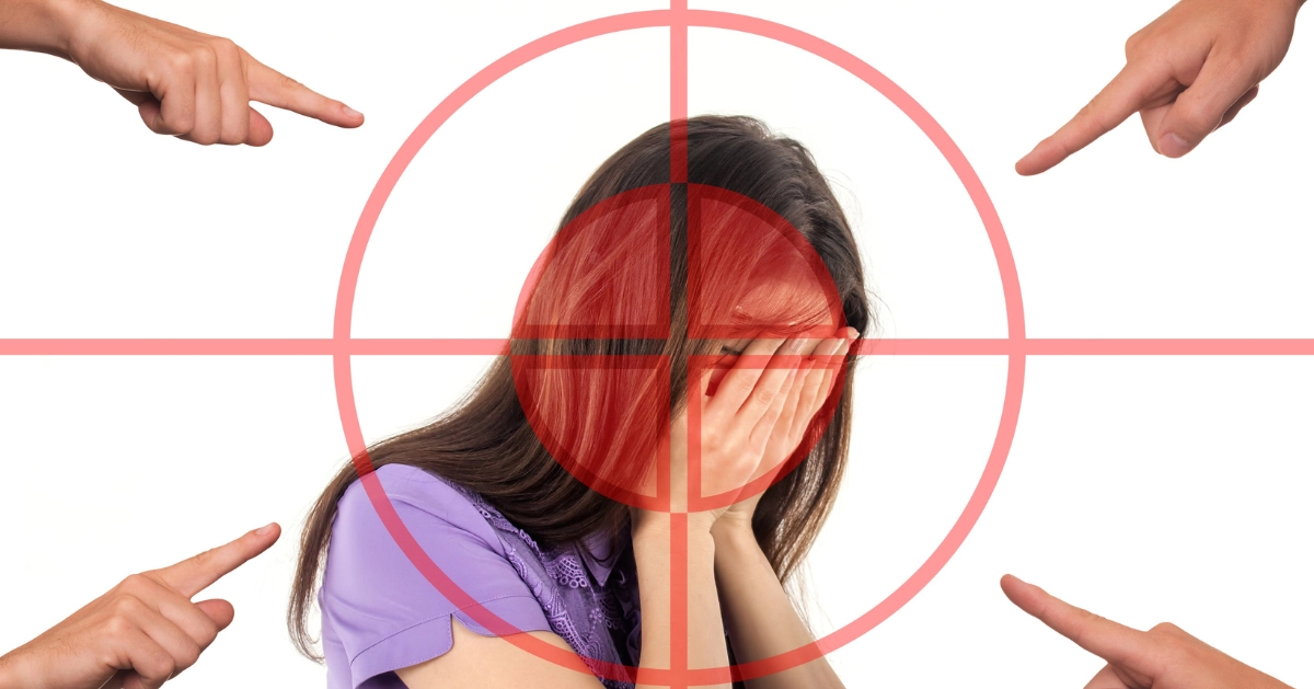 woman feeling extreme shame