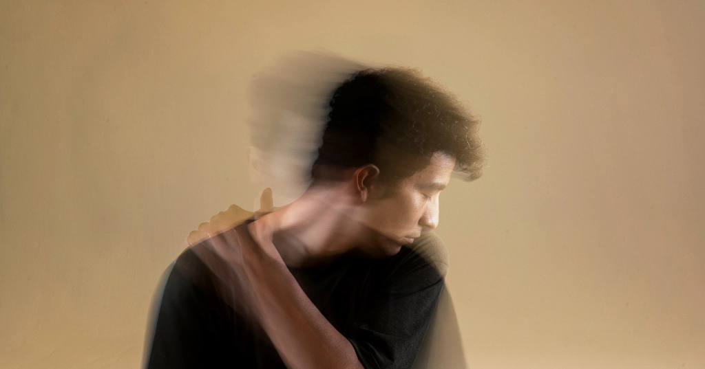 Man experiencing anxiety and trauma